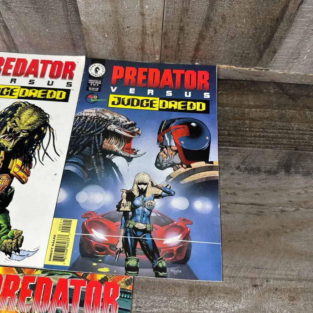 Predator Versus Judge Dredd #1-3 Complete Series‎ Dark Horse Comics 1997